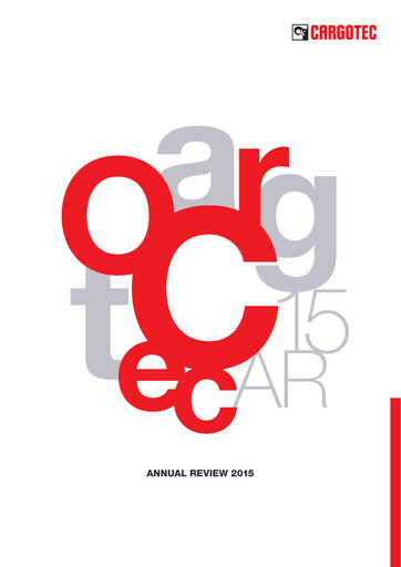 Thumbnail Cargotec
 Annual Report 2015