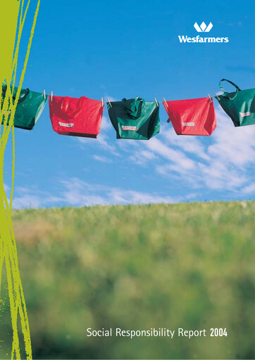 Thumbnail Wesfarmers
 Sustainability Report 2004