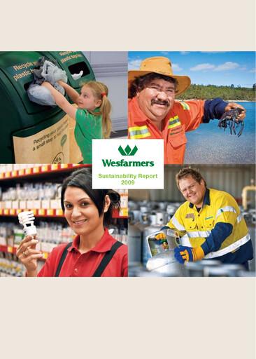 Thumbnail Wesfarmers
 Sustainability Report 2009