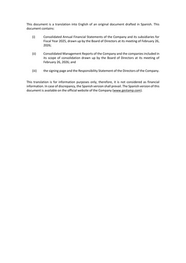 Thumbnail Gestamp Automoción Financial Statement 2025
