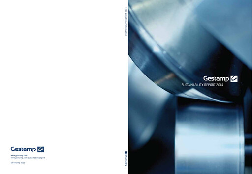 Miniature Gestamp Automoción Rapport de durabilité 2014