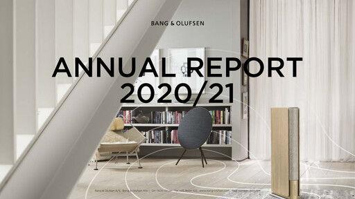 Thumbnail Bang & Olufsen A/S Annual Report 2020