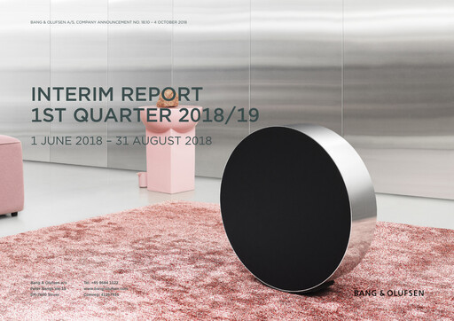 Thumbnail Bang & Olufsen A/S Quarterly Report 2018-q1
