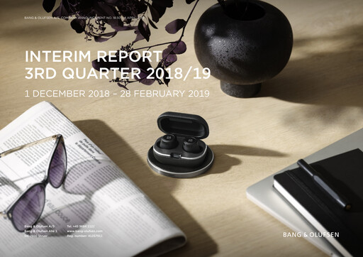 Thumbnail Bang & Olufsen A/S Quarterly Report 2018-q3