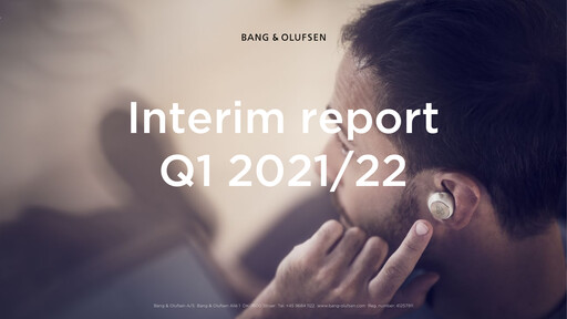 Thumbnail Bang & Olufsen A/S Quarterly Report 2021-q1