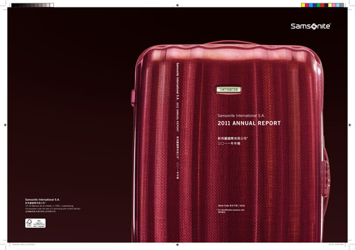 Thumbnail Samsonite International  Annual Report 2011