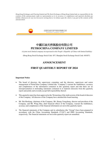 Thumbnail PetroChina Quarterly Report 2024-q1