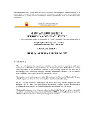 Thumbnail PetroChina Quarterly Report 2025-q1
