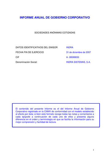 Thumbnail Indra Sistemas Annual Report 2007