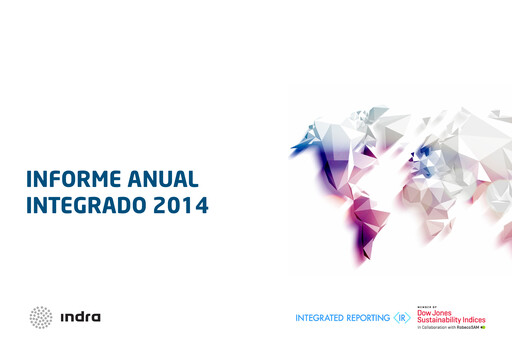 Miniature Indra Sistemas Rapport annuel 2014