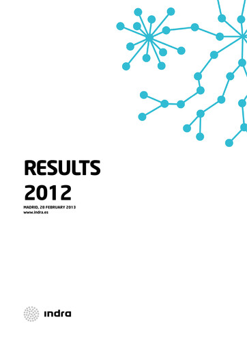 Thumbnail Indra Sistemas Financial Report 2012
