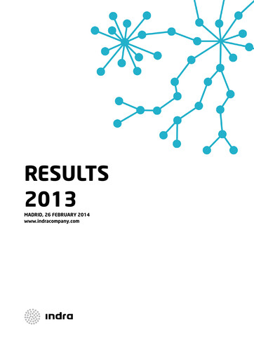 Thumbnail Indra Sistemas Financial Report 2013