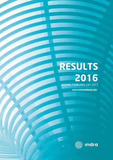 Thumbnail Indra Sistemas Financial Report 2016