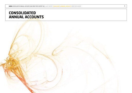 Thumbnail Indra Sistemas Financial Statement 2008