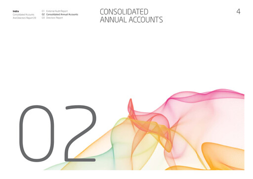 Thumbnail Indra Sistemas Financial Statement 2009