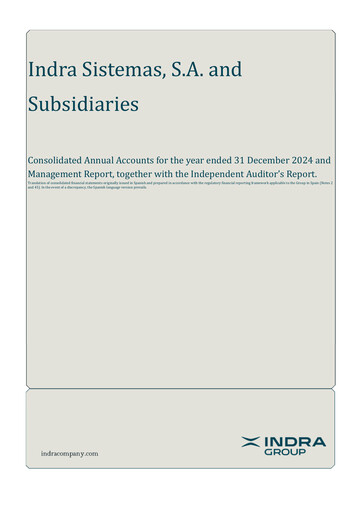 Thumbnail Indra Sistemas Financial Statement 2024