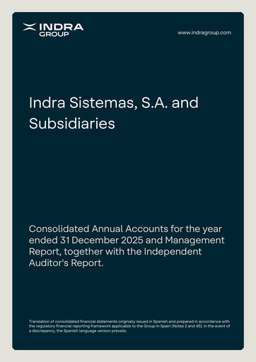 Thumbnail Indra Sistemas Financial Statement 2025