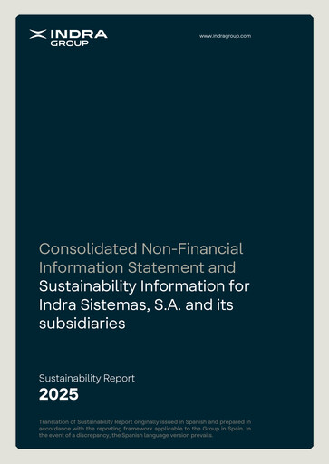 Thumbnail Indra Sistemas Sustainability Report 2025