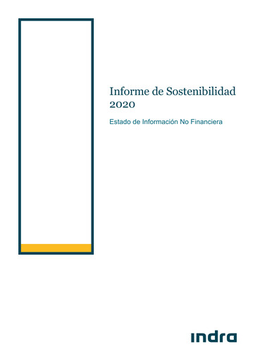 Thumbnail Indra Sistemas Sustainability Report 2020