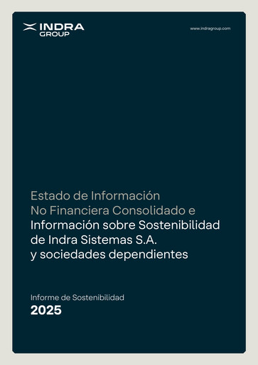 Thumbnail Indra Sistemas Sustainability Report 2025