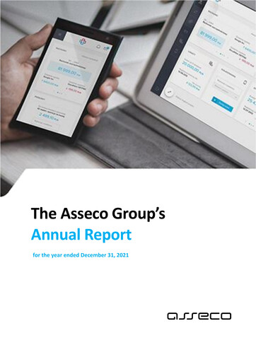 Miniature Asseco Rapport annuel 2021