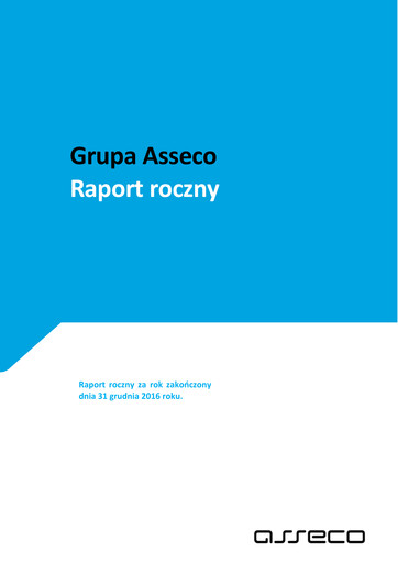 Vorschaubild Asseco Jahresbericht 2016