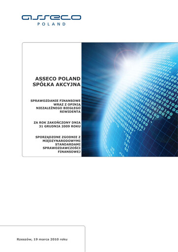 Thumbnail Asseco Financial Statement 2009