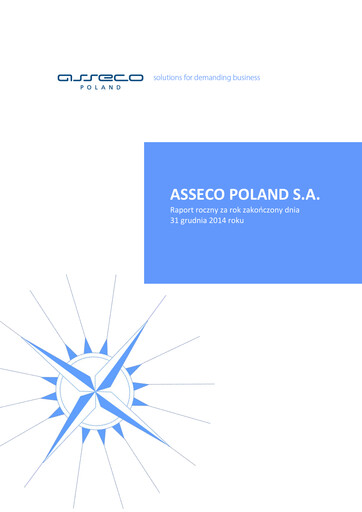 Thumbnail Asseco Financial Statement 2014
