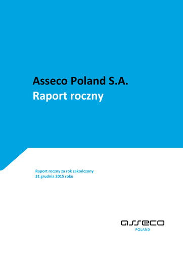 Thumbnail Asseco Financial Statement 2015