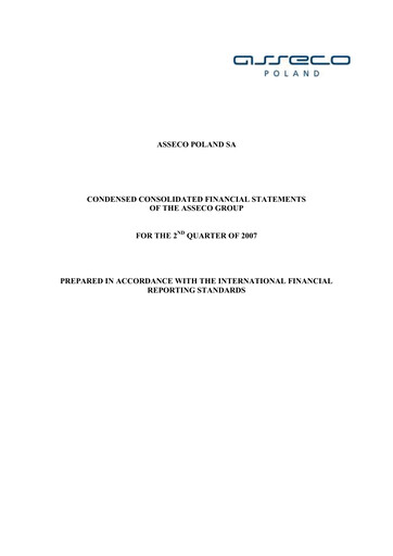 Thumbnail Asseco Quarterly Report 2007-q2