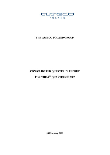 Thumbnail Asseco Quarterly Report 2007-q4