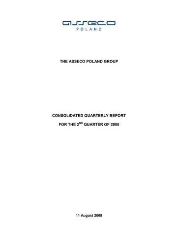Thumbnail Asseco Quarterly Report 2008-q2