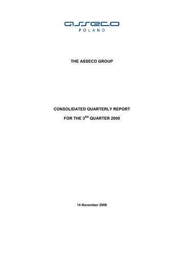 Thumbnail Asseco Quarterly Report 2008-q3