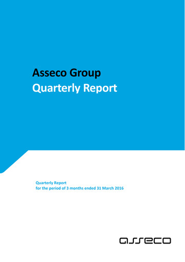Thumbnail Asseco Quarterly Report 2016-q1