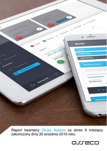 Thumbnail Asseco Quarterly Report 2019-q3