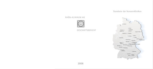Vorschaubild Rhön-Klinikum Jahresbericht 2006