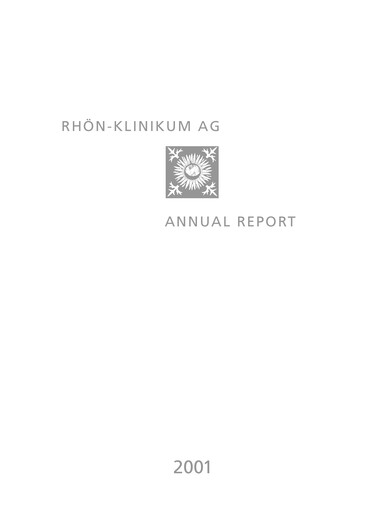Thumbnail Rhön-Klinikum Annual Report 2001