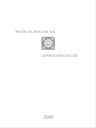 Thumbnail Rhön-Klinikum Financial Statement 2005