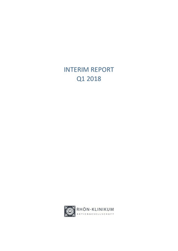 Miniature Rhön-Klinikum Rapport trimestriel 2018-q1