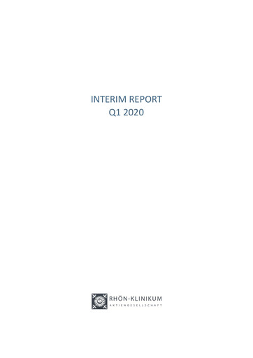 Thumbnail Rhön-Klinikum Quarterly Report 2020-q1
