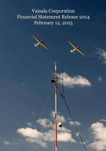 Thumbnail Vaisala
 Financial Report 2014