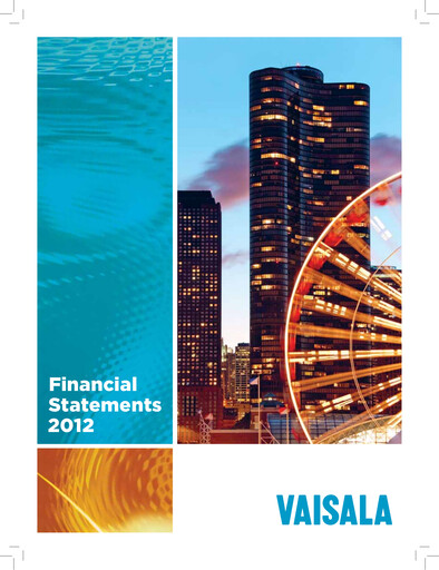 Thumbnail Vaisala
 Financial Statement 2012