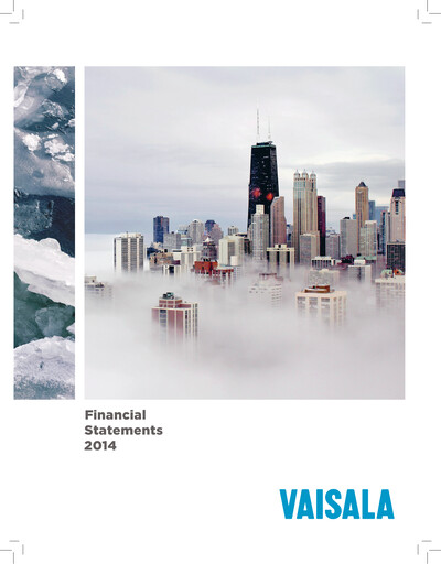 Thumbnail Vaisala
 Financial Statement 2014