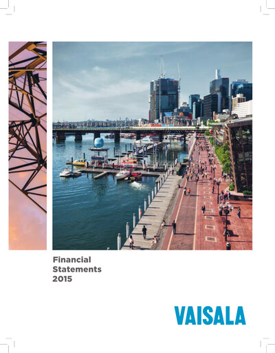 Thumbnail Vaisala
 Financial Statement 2015