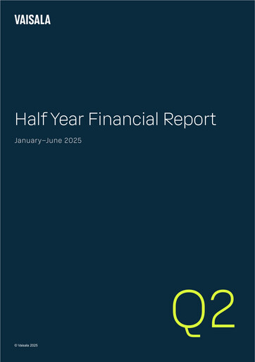 Thumbnail Vaisala
 Half-year Report 2025-h1
