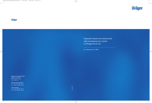 Thumbnail Drägerwerk
 Financial Statement 2005