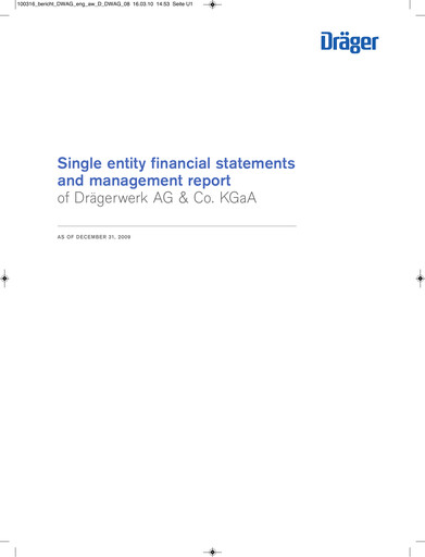 Thumbnail Drägerwerk
 Financial Statement 2009