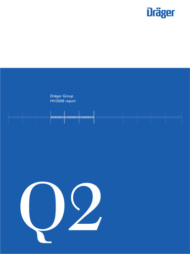 Thumbnail Drägerwerk
 Half-year Report 2006-h1
