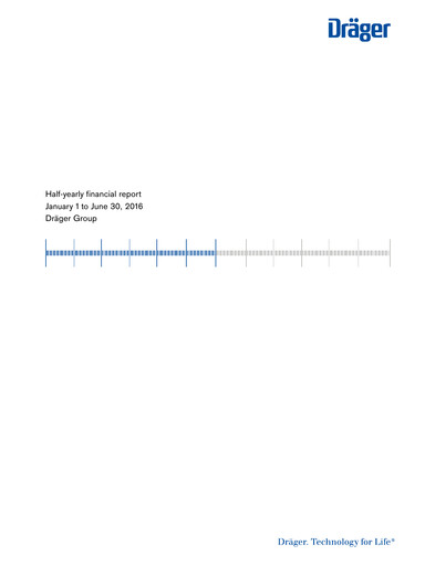 Thumbnail Drägerwerk
 Half-year Report 2016-h1