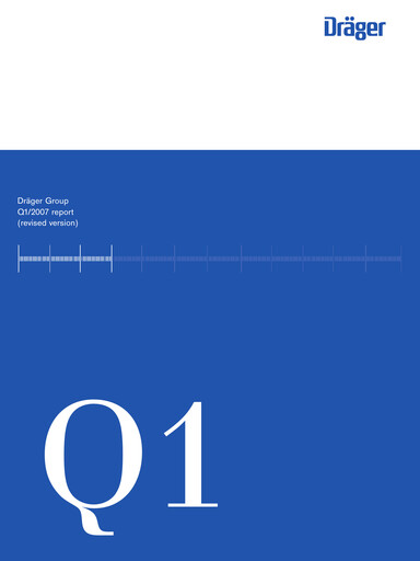 Thumbnail Drägerwerk
 Quarterly Report 2007-q1